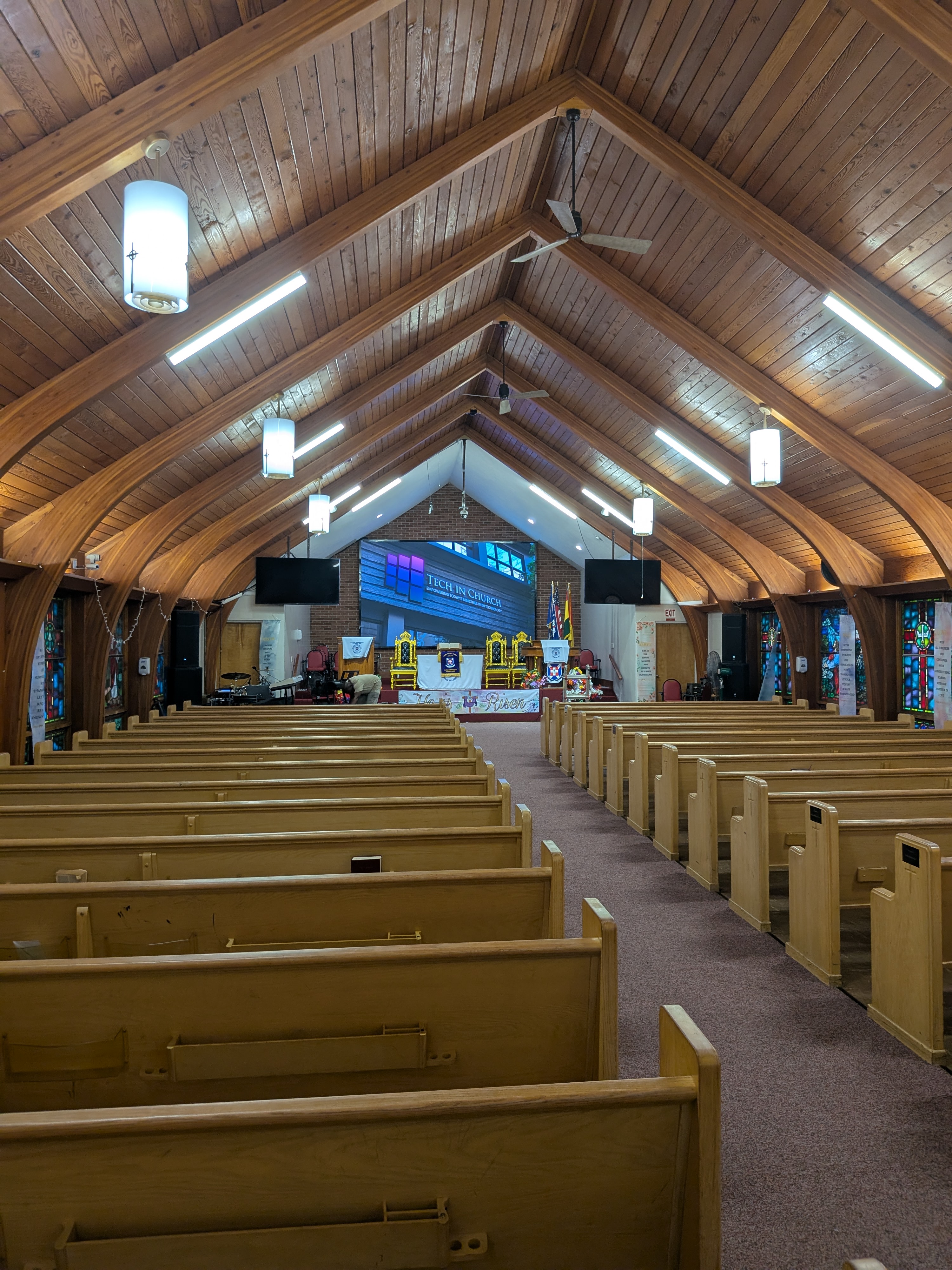 Calvary Presbyterian Church of Ghana — LED Wall Installation Complete